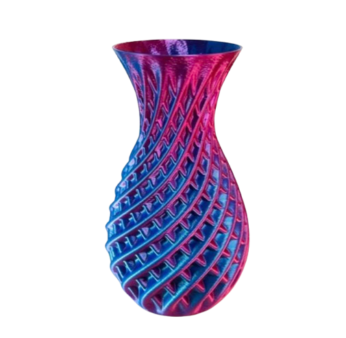 Example of a finished 3D printed design